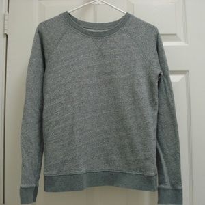 Old Navy Gray Sweatshirt Metallic Thread Size XS